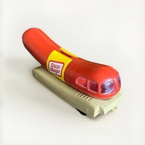 Vtg OSCAR MAYER WIENERMOBILE Coin Piggy Bank Vehicle Car 10" Weiner Hot Dog
